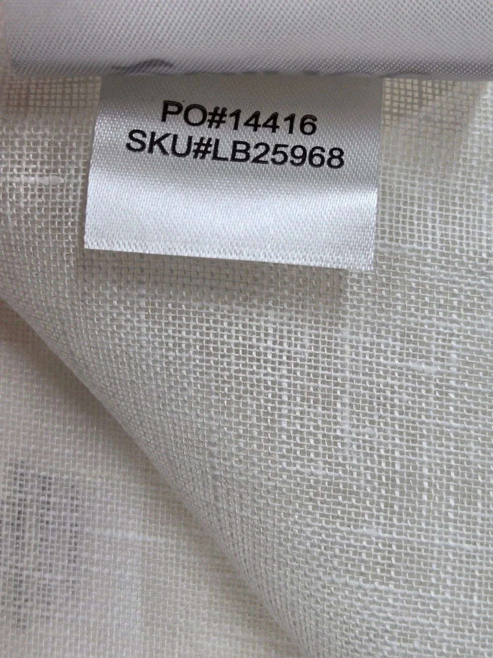 NWT QUINCE Set Of 4 48x84 European Linen Sheer Curtains White 0305
